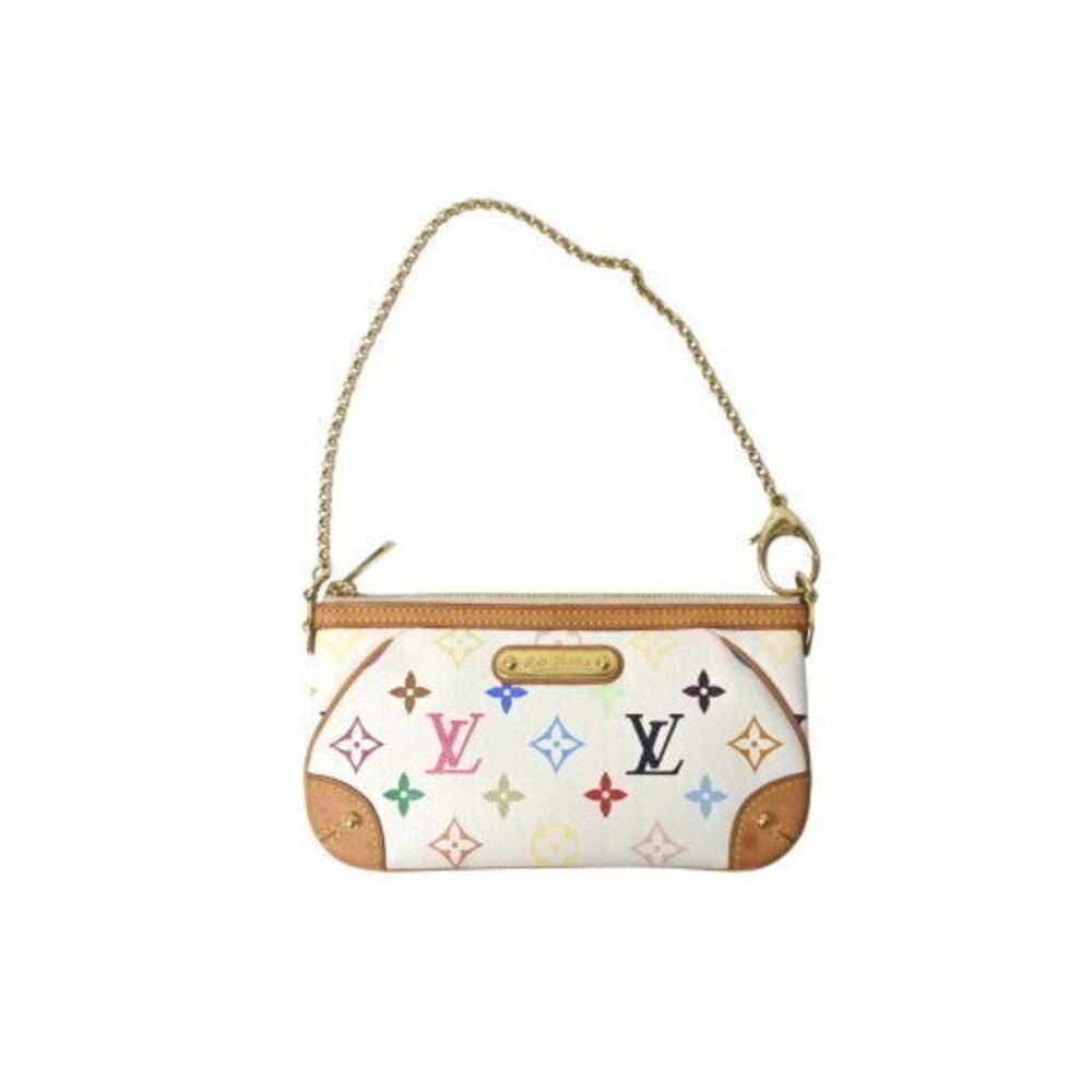 Louis Vuitton Milla accessory pouch Monogram Multicolore Multicolor White